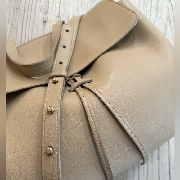 Mansur Gavriel Cream Leather Lady Bag - Picture 17 of 17